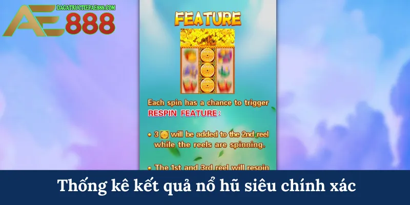 Thống kê kết quả nổ hũ siêu chính xác